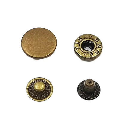 Broches metalicos pack 50 uds. - La Tendeta del Cuero