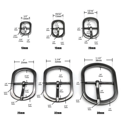 Hebillas ovaladas pack 10 uds. - La Tendeta del Cuero