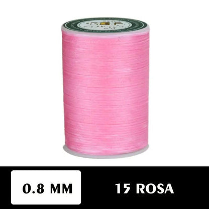 Hilo encerado plano 0.8 mm 90 metros - La Tendeta del Cuero