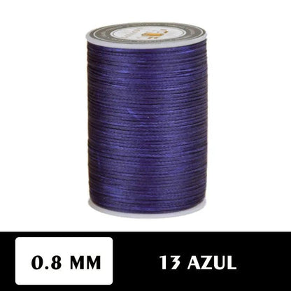 Hilo encerado plano 0.8 mm 90 metros - La Tendeta del Cuero