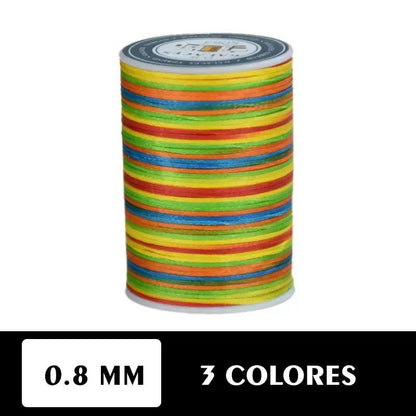 Hilo encerado plano 0.8 mm 90 metros - La Tendeta del Cuero