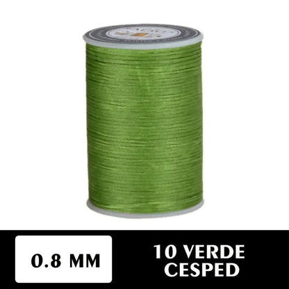 Hilo encerado plano 0.8 mm 90 metros - La Tendeta del Cuero