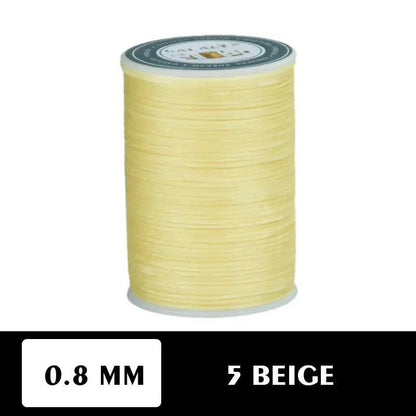 Hilo encerado plano 0.8 mm 90 metros - La Tendeta del Cuero