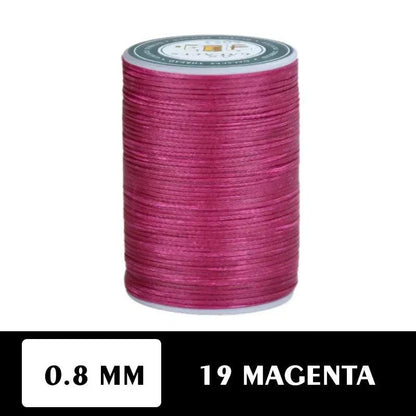 Hilo encerado plano 0.8 mm 90 metros - La Tendeta del Cuero