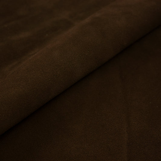 Piece of chestnut brown split leather