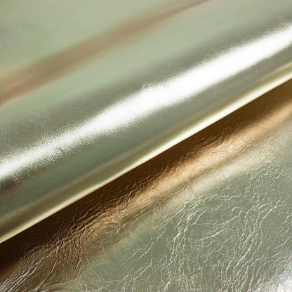Trozo de piel vacuno rustico laminado platino - La Tendeta del Cuero