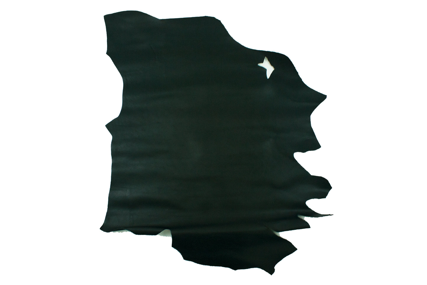 Piece of navy blue cowhide