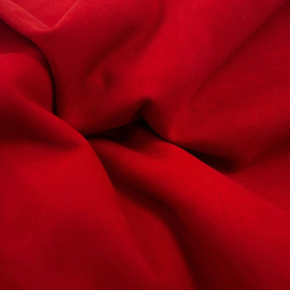 Piel de ante rojo carmin - La Tendeta del Cuero