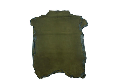 Piel de ante verde caza - La Tendeta del Cuero