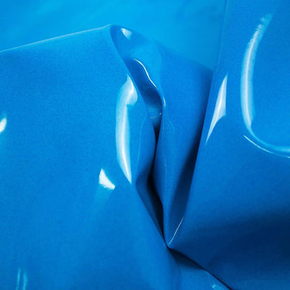 Piel de charol azul envejecido - La Tendeta del Cuero