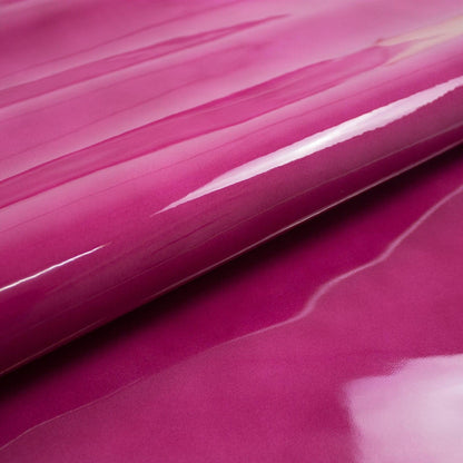 Piel de charol rosa fucsia envejecido - La Tendeta del Cuero