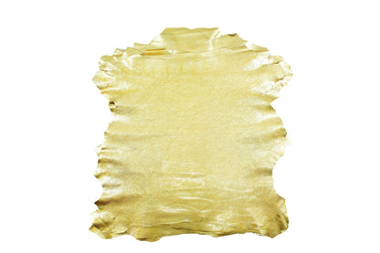 Piel de fantasia charol dorado - La Tendeta del Cuero