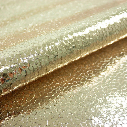 Piel de fantasia espejo oro - La Tendeta del Cuero