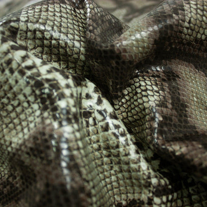 Piel de fantasia serpiente gris - La Tendeta del Cuero