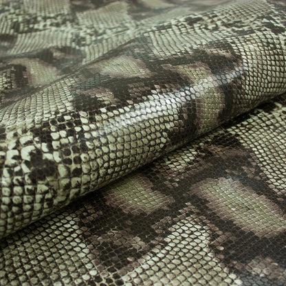 Piel de fantasia serpiente gris - La Tendeta del Cuero
