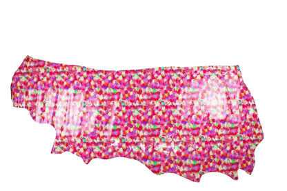 Piel de fantasia sunflower rosa - La Tendeta del Cuero