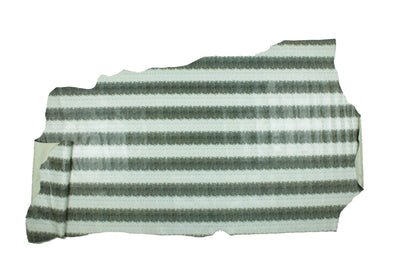 Piel de grabado serpiente gris blanco - La Tendeta del Cuero