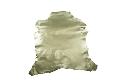 Piel de laminado oro blanco - La Tendeta del Cuero