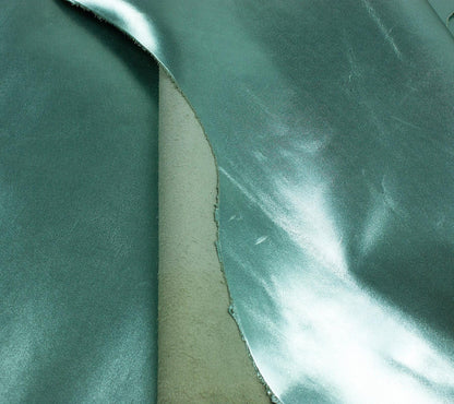 Piel de laminado verde agua marina - La Tendeta del Cuero
