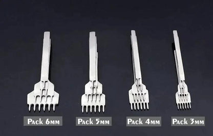 Tenedores para coser cuero punta diamante - La Tendeta del Cuero
