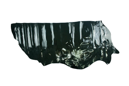 Trozo de piel charol negro - La Tendeta del Cuero