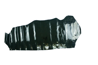 Trozo de piel charol negro - La Tendeta del Cuero