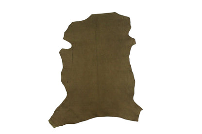 Trozo de piel fantasia puntitos relieve marron nogal - La Tendeta del Cuero