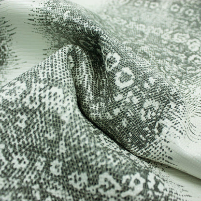 Trozo de piel grabado tejus gris - blanco - La Tendeta del Cuero