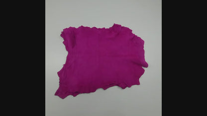 Piel de ante rosa fucsia